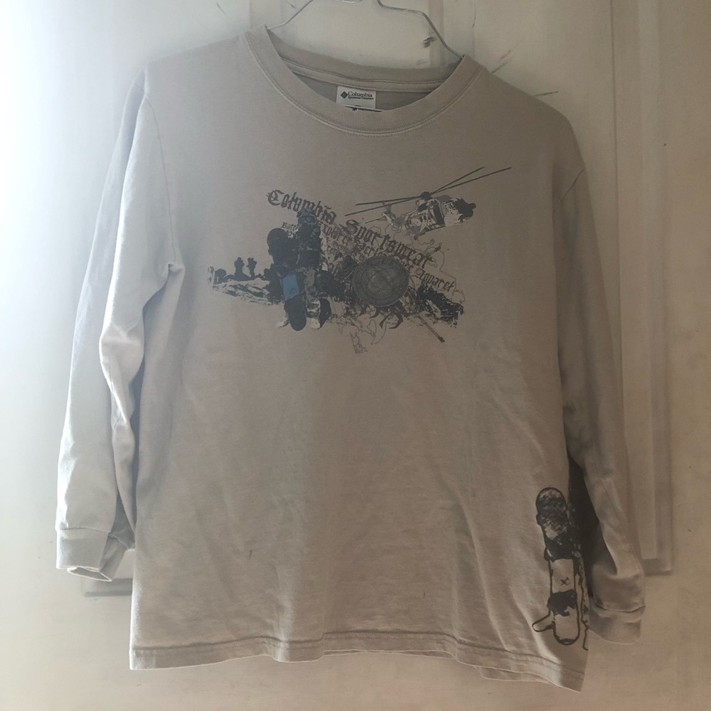 Columbia shirt size youth large